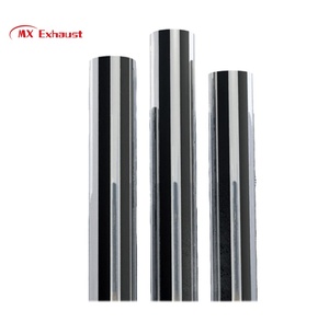 Aftermarket Custom Uitlaat <span class=keywords><strong>West</strong></span> Kust Gebogen Bull Horn Aussie Stack Voor Peterbilt Kenworth Diesel Truck - Product Image 4