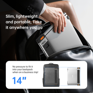 1080P LCD 270 degrés pliable Type-C Ports Portable 14 pouces 60Hz double écran Extender moniteur d'ordinateur pliant pour ordinateur portable - Product Image 6