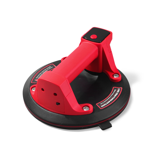 Glass Electric Vacuum Suction Cup with Pressure Gauge,Heavy Duty Glass Lifter,Industrial Strength Suction Cup 220kg
