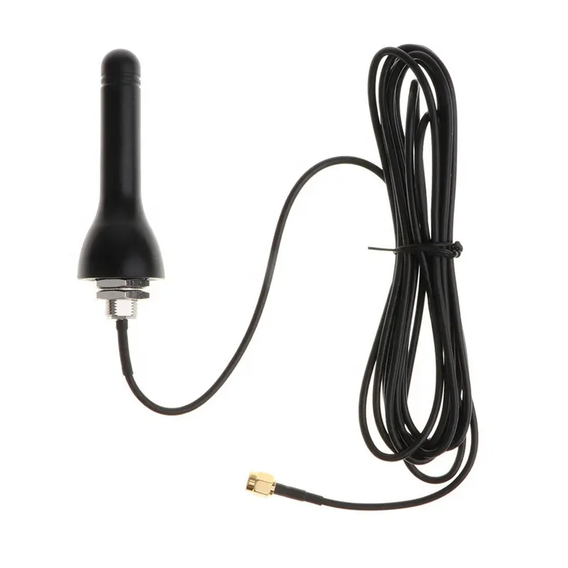 5dBi GSM 2G 3G 4G External Waterproof IP68 WIFI Antenna Screw Mounting Antenna With RG174 Cable 3M