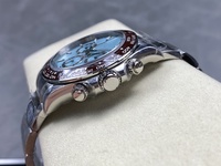 Montre de luxe avec bracelet ETA 20 mm, étanche, 40 mm, CFactory V2, acier inoxydable 904L, mouvement 4131, chronographe 1265-06, aiguilles bleu glace