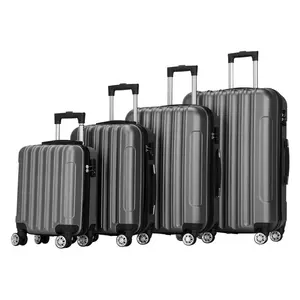 工厂定制批发经销商旅行行李箱套装Abs拉杆包行李箱2022商务行李箱套装