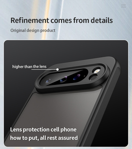 Pour Google Pixel 10 10 Pro XL <span class=keywords><strong>9</strong></span> PRO 9A <span class=keywords><strong>antichoc</strong></span> TPU PC glaçage peau mate Texture Anti empreintes digitales Anti jaunissement étui - Product Image 3
