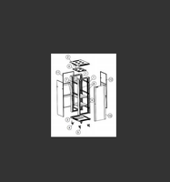 Armoire serveur réseau sur pied 22U, rack serveur de centre de données 19 pouces, acier laminé à froid
