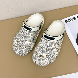 Zapatillas para mujer, Zapatillas de <span class=keywords><strong>casa</strong></span> con punta abierta de verano para interiores y exteriores para mujer, cómodas zapatillas transpirables extraíbles y lavables - Product Image 5