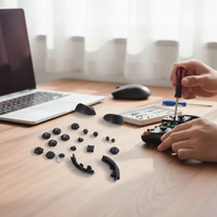 Boutons de remplacement pour manette (ZR/ZL) pour A/B/X/Y - Plastique parfaitement compatible