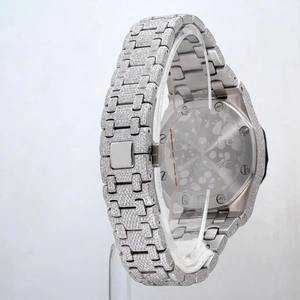 Reloj de Acero Inoxidable con Diamantes VVS de Primera Calidad, con Indicador de Fecha, para Fiestas y Bodas, Disponible al Mejor Precio - Product Image 2