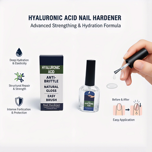 Traitement fortifiant pour ongles fins et cassants à l'acide hyaluronique et aux extraits végétaux, sérum réparateur professionnel, hydratation intense et rapide - Product Image 2