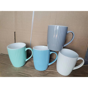 Personalised stripe Porcelain Milk <b>Coffee</b> Mug Nordic <b>Gift</b> <b>Set</b> Pottery Mug Supplier Ceramic Mugs - Product Image 2