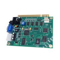 60 1 Jeu d'arcade classique PCB Jamma Multi-jeux Planche à écran vertical en acier inoxydable pour armoire de cocktail à trackball 2 joueurs