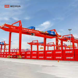 Gru a Portale <span class=keywords><strong>RMG</strong></span> da 100 Tonnellate a Doppia Trave con Montaggio su Rotaia per Porto e Officina, Fornitore Professionale Cinese Henan Weihua - Product Image 1