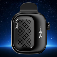 Haut-parleur portable sans fil Yousonnra à clipser, étanche IP69K, ultra-plat 17 mm, autonomie 20H, format de poche, pour extérieur