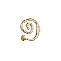Hebilla de Metal para Trajes de Baño, Conector de Aleación de Zinc Dorado con Forma Irregular, para Accesorios de Ropa Interior, Venta al Por Mayor
