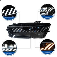 Pièces de course automobile : Phare projecteur AQD05 30W, ensemble de phares modifiés, kits de phares LED auto pour Audi A7 2011-2018