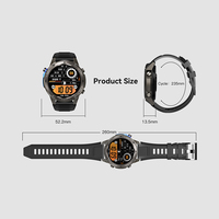 DM56 Smartwatch AMOLED KarenM Sports de plein air Fitness Bracelet Tracker Altitude Boussole GPS Smart Watch Gloryfit Montre pour homme