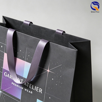 Service d'impression de sacs en papier professionnels, logo personnalisé, design couleur intégrale pour emballages de vente au détail de marque