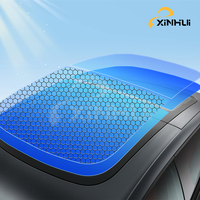 Film de protection pour toit de voiture en TPU bleu clair, anti-rayures, anti-UV, super isolation thermique 7,5 mil, OEM/ODM 1,52x15M
