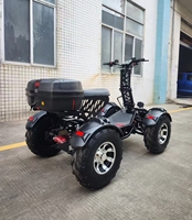 Scooter électrique pliable à suspension intégrale, étanche, batterie 60 Ah, quatre roues, chariot de golf pour adultes