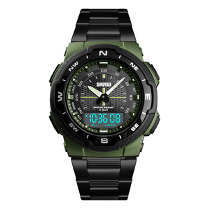 Superiore di buona qualità di marca Skmei 1370 nero digital orologio da polso 5atm resistente all'acqua ultimi orologi di design per Gli Uomini - Product Image 4