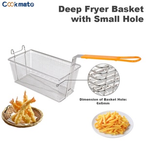 Cesta comercial <span class=keywords><strong>para</strong></span> patatas fritas, freidora de aceite de malla de alambre de hierro, freidora de patatas fritas, colador de <span class=keywords><strong>comida</strong></span> rápida - Product Image 4