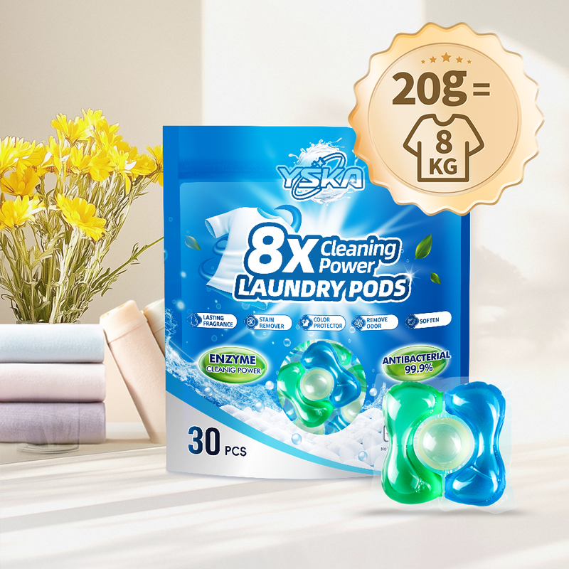 Quick Rinse Disposable Laundry Detergent Pods