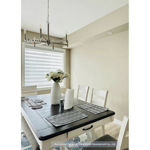 Stores zébrés automatiques sans fil Rideaux d'ombrage électriques décoratifs intérieurs Zebra Blackout Shades Sun - Product Image 1