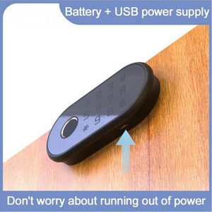 TIMMY Fingerprint Password RFID Cabinet Locks Biometric Keyless ABS Case 10 Fingerprint Capacity Battery Operated Drawer Locks - Product Image 5
