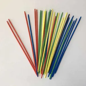 2020 bambus runde sticks holz bunte klassische pädagogisches mikado spiele pick up sticks