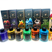 Diffuseur de parfum en verre personnalisé de luxe avec étiquette privée pour huiles essentielles, idéal pour l'aromathérapie à la maison ou à l'hôtel