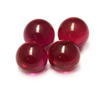 Vente en gros de perles sphériques en corindon synthétique de 2,5, 3, 4 et 6 mm, 100 pièces par sac, pour la fabrication de bijoux et les projets de bricolage