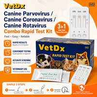 Canine CPV CCV CRV Ag 3-in-1 Combo Snelle Testkit Veterinaire Diagnostische Test