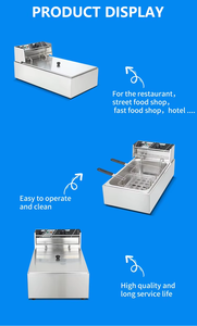 <b>Portable</b> Simple Operation Commercial Electric Deep Fryer For Small Street Food Stall And Snack <b>Bar</b> Use - Product Image 2