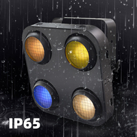 Luces de Proyección LED COB 4x90W RGB IP65 Impermeables DMX512 de Amplio Alcance para Escenarios, Conciertos y Exteriores
