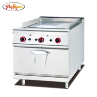 Kompor Gas Vertikal Komersial dengan Oven Terintegrasi (GH-986A) - Peralatan Katering Efisiensi Tinggi untuk Makanan Barat & Warung Jajanan