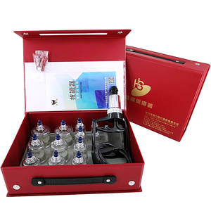 Fabrik preis hijama schröpfen 12pcs set vakuum schröpfen set kunststoff schröpfen set ausrüstungen der traditionellen chinesischen medizin - Product Image 1