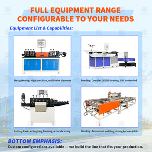 Machine de pliage de fil CNC 3D utilisée pour le pliage de précision du fil d'acier et du fil métallique pour les étagères de cuisine, les paniers, les plateaux et les formes personnalisées. - Product Image 4