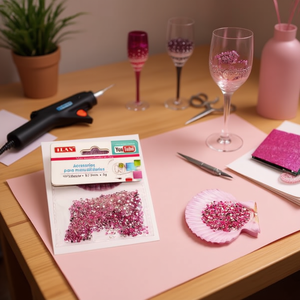 Strass Ilan 2mm Rosa 3g per Artigianato e Progetti Fai-da-Te - Product Image 3