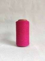 Fil à tricoter en coton recyclé mélangé à du polyester, teint en fil, technique OE, écologique, Ne3-30, pour la couture, le tissage et le tricot