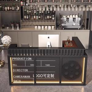 Barra de entrada de estilo industrial, caja registradora, contador de belleza para coche, sala de Escape, Mostrador de entretenimiento con guión, recepción, gimnasio delantero - Product Image 4
