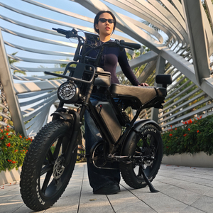 VOMO X80 Ultra E <span class=keywords><strong>Bike</strong></span> FAST 电动踏板车 长续航 20 英寸电动自行车 18.2Ah 电池 25 公里/小时 快速电动 X80 胖胎电动自行车 - Product Image 5