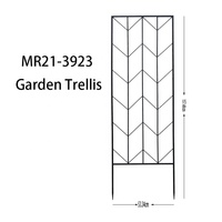Treillis de jardin en métal en expansion avec clôture et portails en forme de feuille pour plantes et vignes