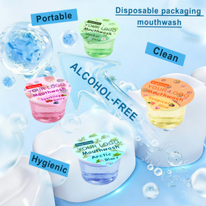 Coppetta Portatile Personalizzata con Logo Privato per Collutorio Liquido, Formato Mini da Viaggio, per Alito Cattivo e Sbiancamento Denti - Product Image 1