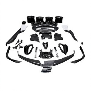 Kit de Carrocería de Fibra de Carbono para Ferrari SF90 Stradale, Parachoques Delantero, Capó, Guardabarros, Alerón Trasero, Faldones Laterales, Piezas de Tuning Exterior 985953021 - Product Image 4