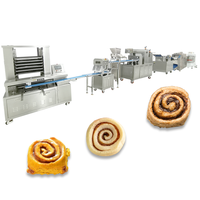 Machines de transformation alimentaire Machine industrielle automatique de fabrication de rouleaux à la cannelle