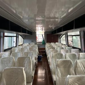 เรือยอชท์สปอร์ตอลูมิเนียมสุดหรูรุ่นใหม่ 585 Classic พร้อมเครื่องยนต์ 450 แรงม้า ความเร็ว 20-50 กม./ชม. ความยาว 18.5 ม. รองรับผู้โดยสาร 30 คน เชื่อมต่อจากอลูมิเนียมใหม่ - Product Image 2