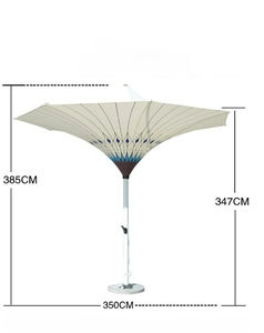 <span class=keywords><strong>Parasol</strong></span> Tulipe <span class=keywords><strong>Électrique</strong></span> Anti-UV Léger et Étanche avec LED pour Jardin, Piscine, Villa et Mobilier d'<span class=keywords><strong>Extérieur</strong></span> - Product Image 4