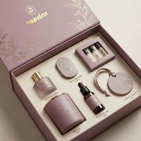 Ensemble de parfums personnalisés tout-en-un |   Kit de découverte de parfums solides haut de gamme, bougies de luxe, huiles essentielles |   Boîtes rigides pleines grand format