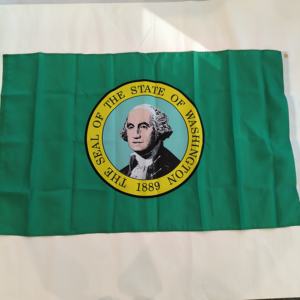 Вышивка флаг штата Вашингтон флаг страны США 210D Оксфорд Вышитый Флаг - Product Image 4