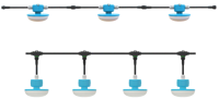 Ampoule LED pour poulailler IP67 Étanche 130lm/W Rouge & Blanc Commutable 2700K-6500K Garantie 5 ans