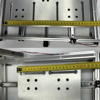 Mini routeur CNC 3020 500W avec rail de guidage linéaire entièrement en aluminium, machine de gravure CNC USB, machine de découpe et de fraisage de PCB avec interrupteur de fin de course